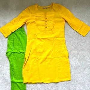 Two piece Indian kurta set salwar kameez